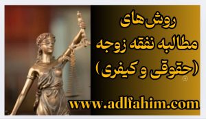 روش‌های مطالبه نفقه زوجه (حقوقی و کیفری)